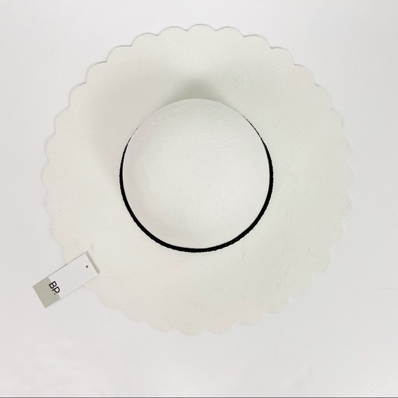 BP Scallop Brim Felt Hat Ivory - Picture 2 of 6